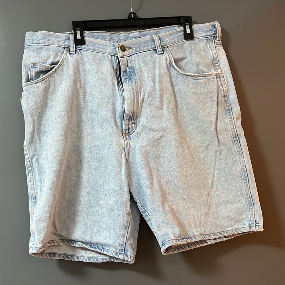 Vintage Light Blue Denim Wrangler Men's Shorts